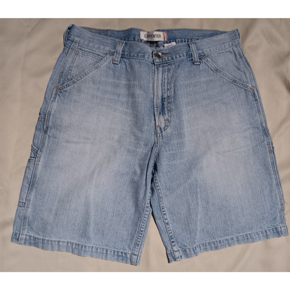 Levi’s Denim Shorts Men’s 36 Carpenter Relaxed Fit Workwear Jorts Y2K VTG